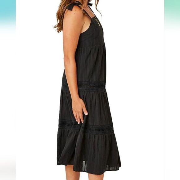 Carve Designs Small Keira Dress in Black, NEW - Picture 3 of 16